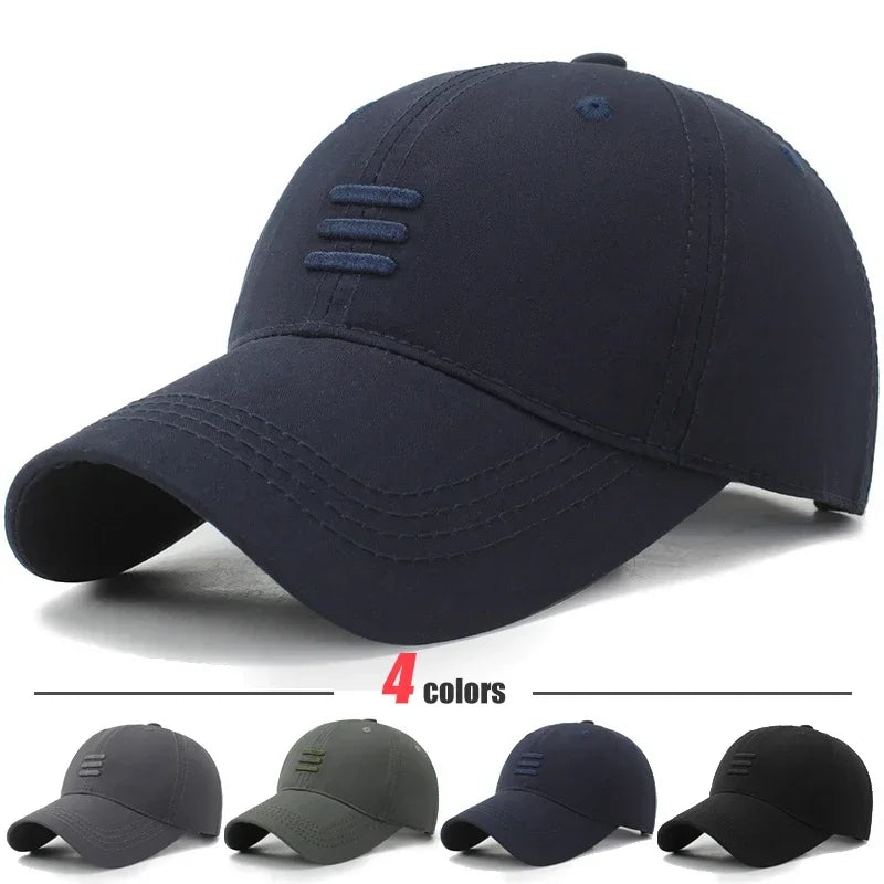 4 Colors Fashion Soft Top Baseball Cap Outdoor Sport Casual Cotton For Men and Women