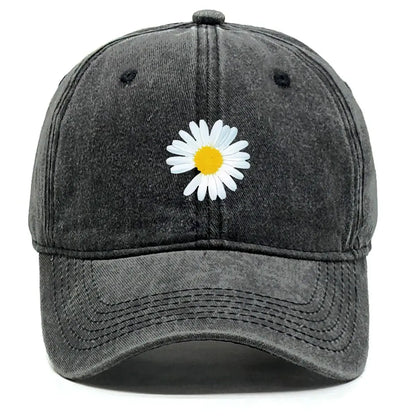 Daisy Print Baseball Cap
