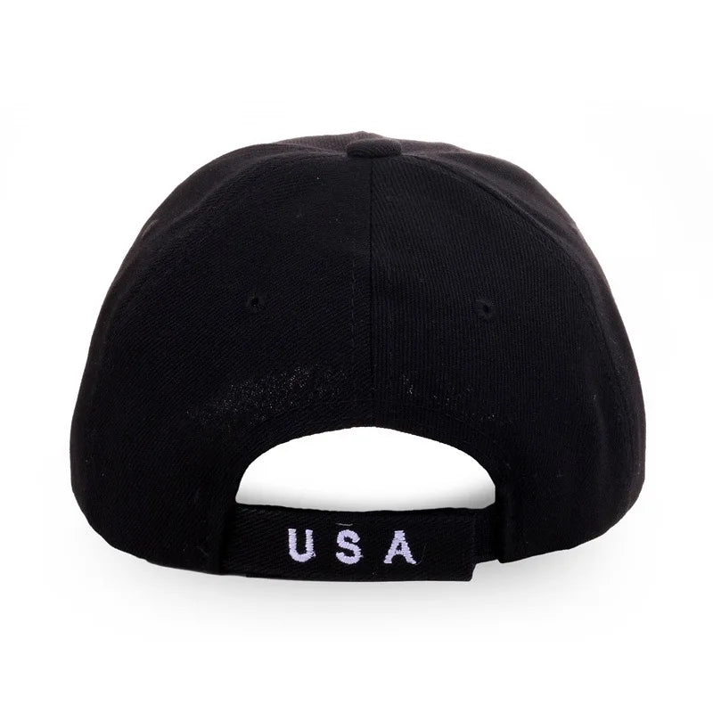 Unisex Baseball Cap 3D Bald Eagle USA Embroidery Cap Men And Women