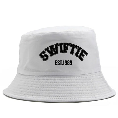 Wholesale Hot Sale Bucket Hat Print 1989 Summer Cotton Sun Beach Hat