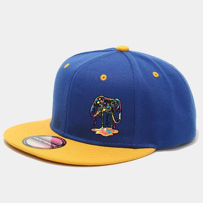 1PC Two - Color Block Hip - Hop Cap for Men and Women Snapback Cap