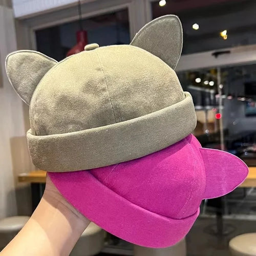 2026 New Spring Summer Cotton Solid Color Docker Cap