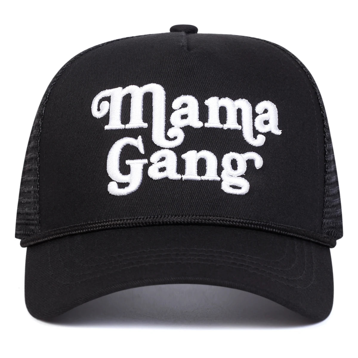 Unisex Mamagang Letter Embroidery Baseball Net Caps Spring and Summer