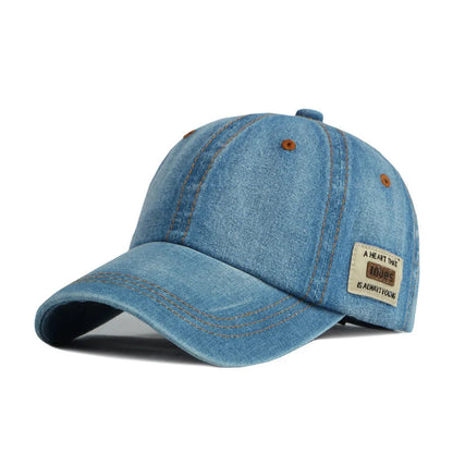 Classical Washed Denim Baseball Cap Sun Protection Baseball Cap