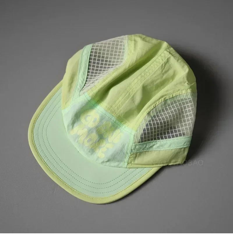 Summer Contrasting Color Quick-Drying Mesh Baseball Caps Men Women