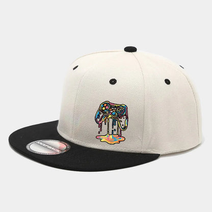 1PC Two - Color Block Hip - Hop Cap for Men and Women Snapback Cap