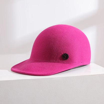 Trendy Classic Autumn And Winter Wool Baseball Caps
