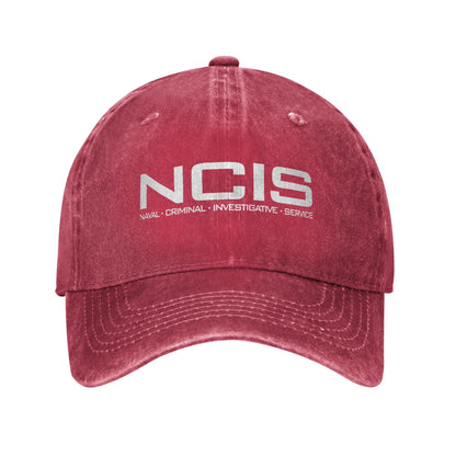 NCIS Naval Criminal Investigative Service Baseball Cap Retro Distressed Washed