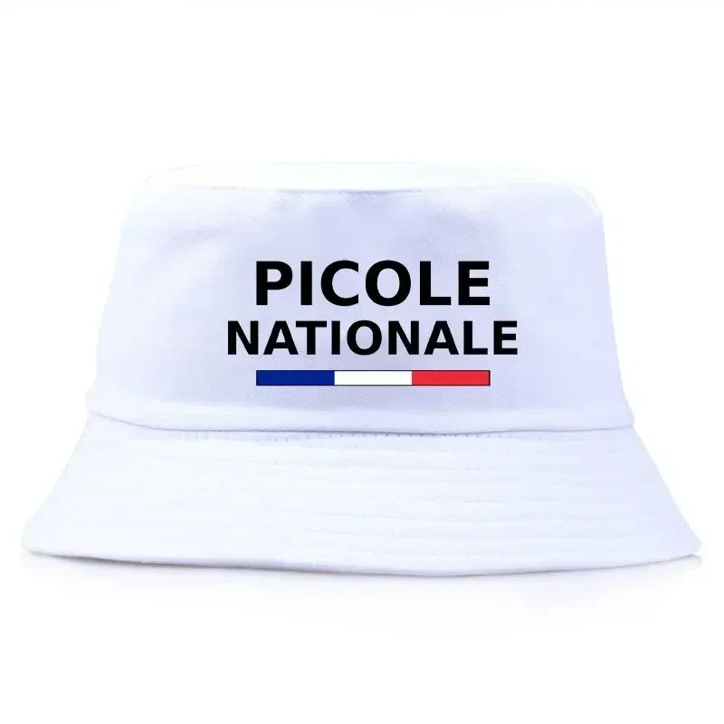 Summer Picole Nationale Bob Man Reversible Bucket Hat Women Cotton Fisherman Cap