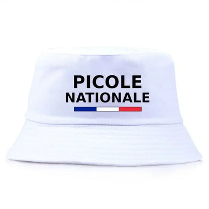 Summer Picole Nationale Bob Man Reversible Bucket Hat Women Cotton Fisherman Cap