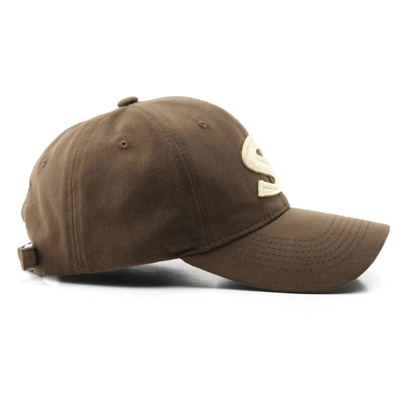 Baseball Cap S Letter Cap Sun Hat Spring Autumn Baseball Cap Breathable Outdoor Leisure Hats