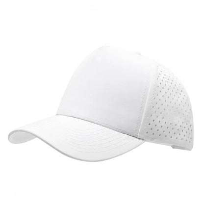 New Five-Ply Laser Perforated Quick-Drying Cap Breathable Sports Visor Cap