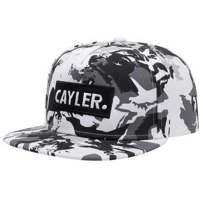 Trendy Cayler Leaf Rose Flat brimmed Hat Fashionable Hip Hop Hat