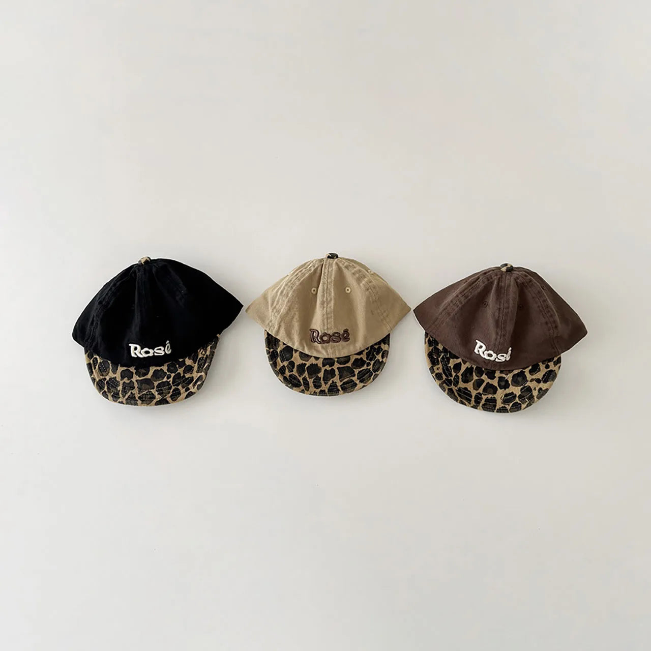 Fashion Leopard Print Baby Baseball Hat