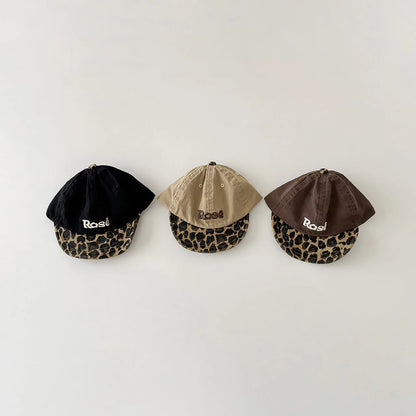 Fashion Leopard Print Baby Baseball Hat