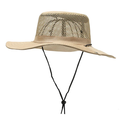 Men Women Summer Wide Beach UV Sunscreen Cap Outdoor Sport Fishing Sun Hat
