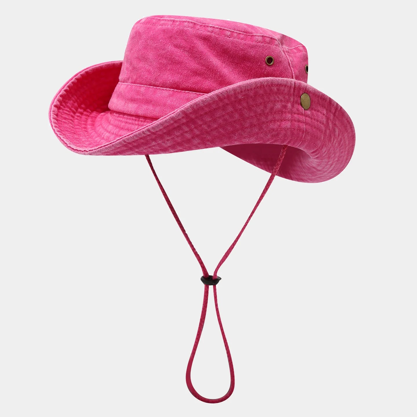 Spring Summer Outdoor Large Brim Washed Old Fishing Hat