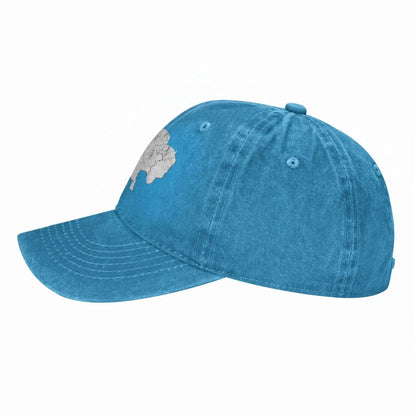 Distressed Buffalo Retro Bison Animal Lover Gifts Cowboy Hat