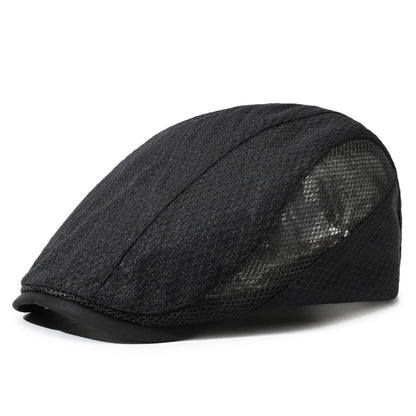 Casual Solid Color Newsboy Caps Adjustable Sun Protection Beret Hats