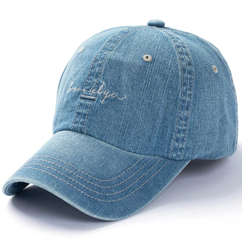 Denim Baseball Caps Dad Summer Casual Sun Hats Lady Fashionable Sport Snapback Hat