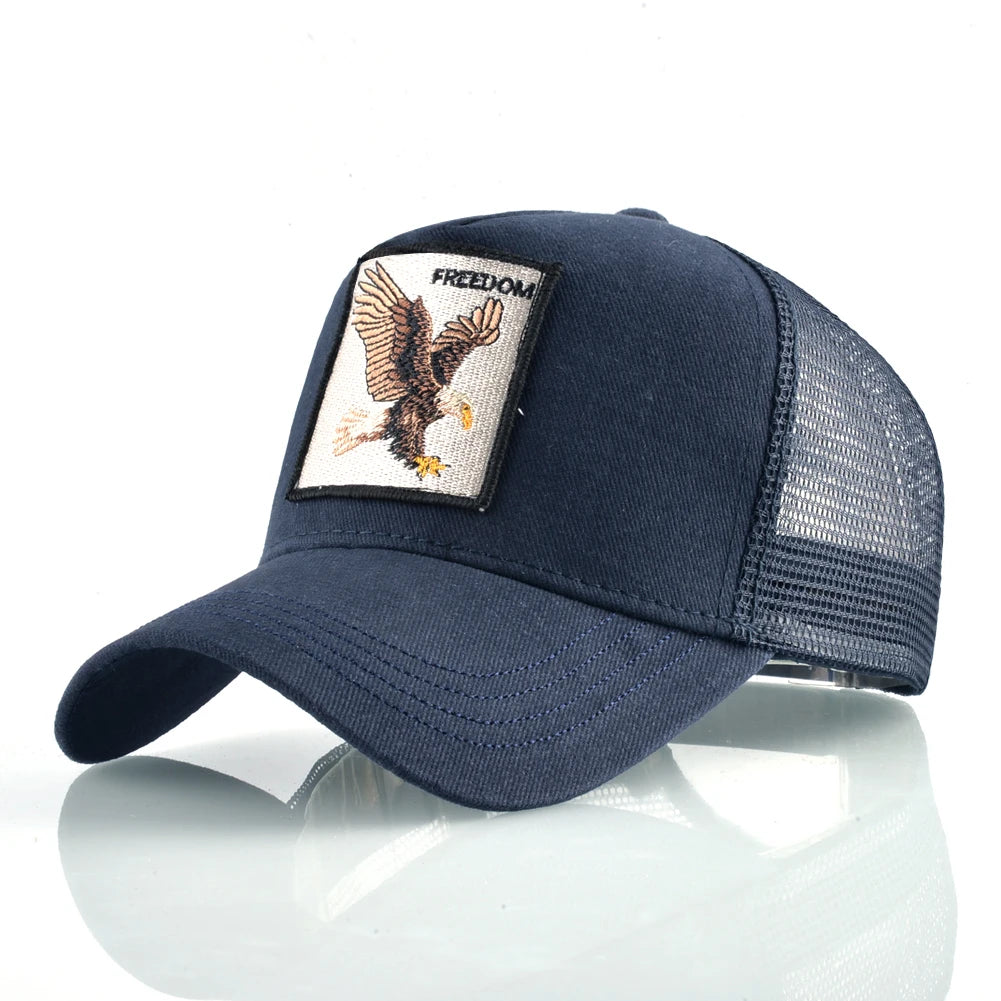 Embroidery Goat Patch Four Seasons Baseball Cap For Men Women