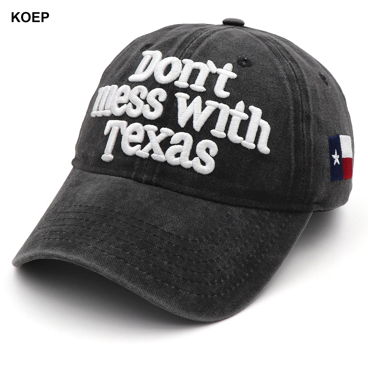 Washing With Water Don't Mess With Texas Baseball Cap