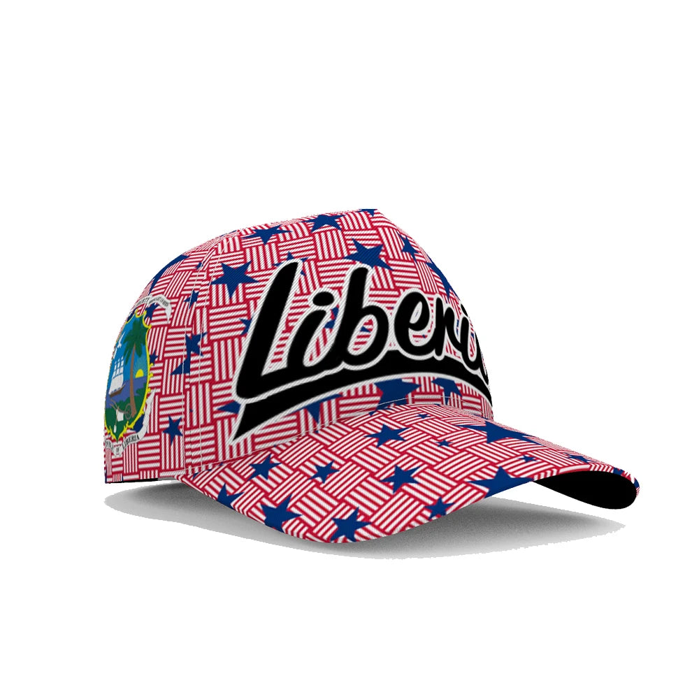 Liberia Baseball Caps Custom Made Name Number Team Logo Lr Hat