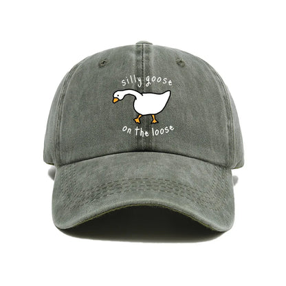Big Goose Printed Baseball Hat for Men and Women