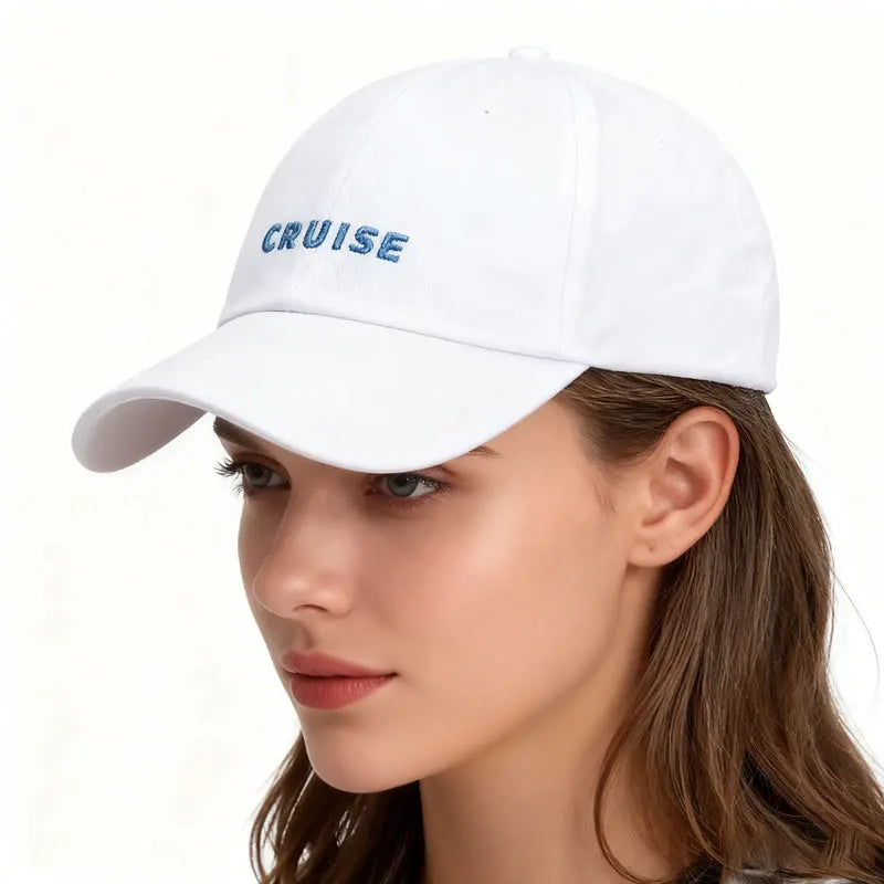 Unisex Baseball Cap Korean Style Trendy Streetwear Letter Embroidered Versatile Dad Hat