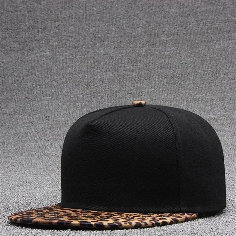 Leopard Snapback Cap Women Hat Autumn