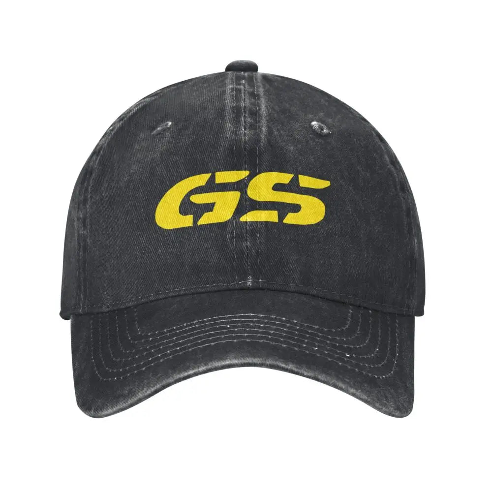 GS World Map Motorcycle Trucker Hat Adult Fashion Hats Sun Caps
