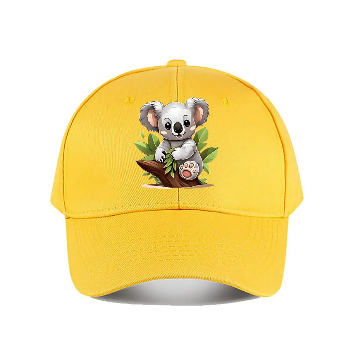Cute Cartoon Koala Plush Toy Kids Room Decor Baseball Cap
