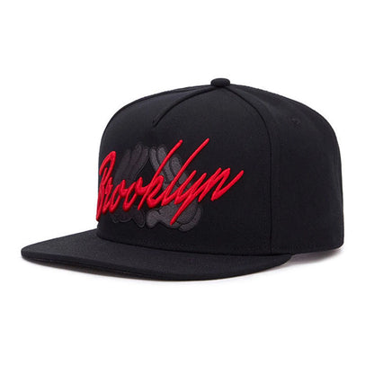 Unisex Brand Broompton Cap Spring Black Snapback Hat for Men Women