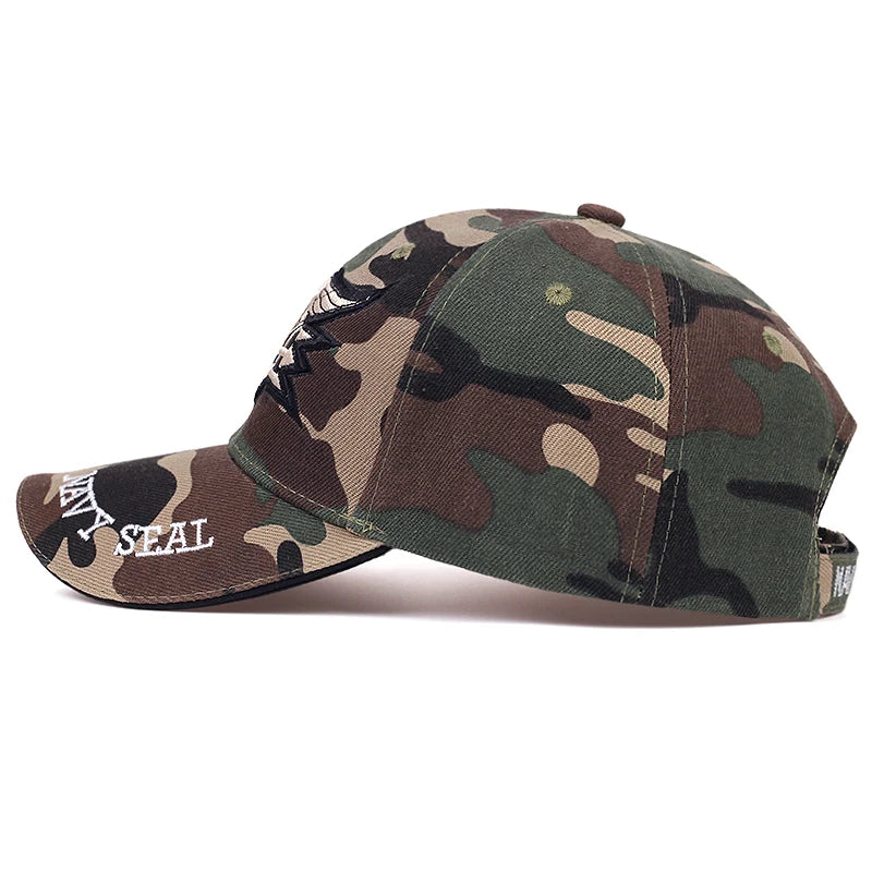 Unisex Seal Assault Team Embroidery Baseball Caps Spring And Autumn Outdoor