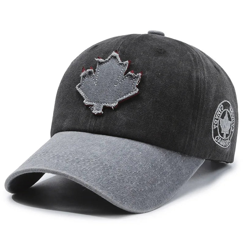 Maple Leaf Retro Baseball Men And Women