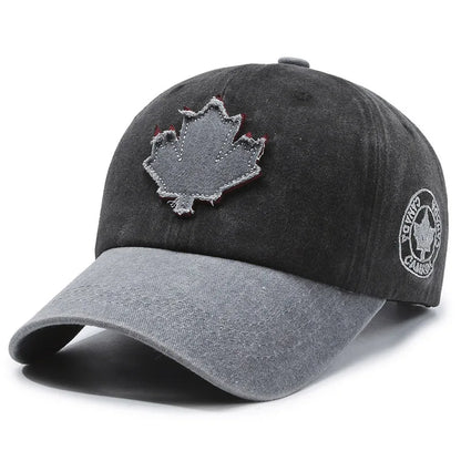 Maple Leaf Retro Baseball Men And Women