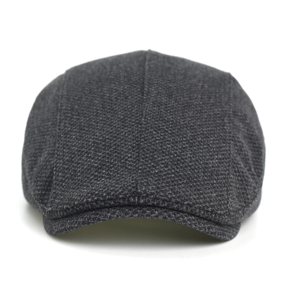 Winter Autumn Warm Newsboy Cap Men Women