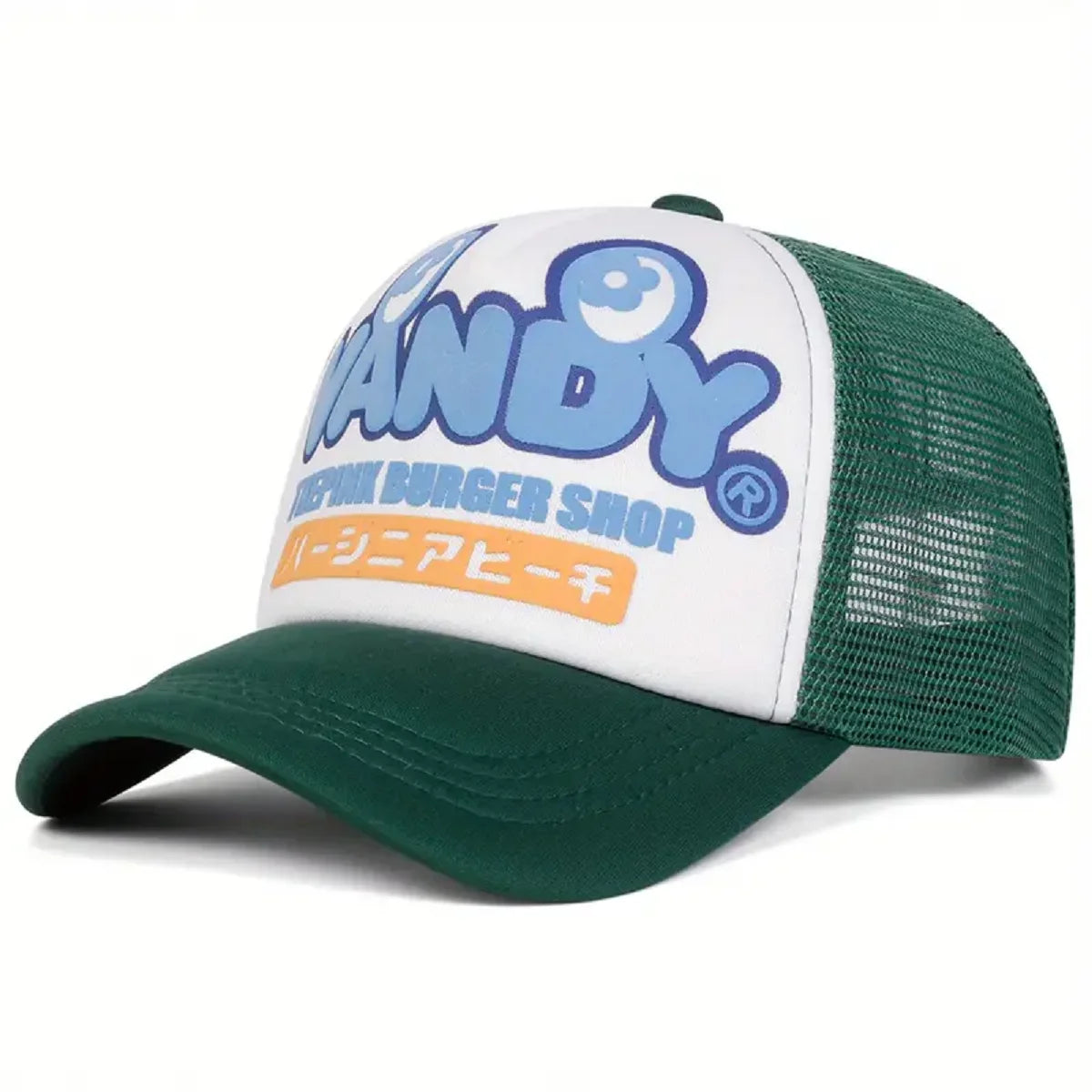 Vandy Japanese Printed Men's Mesh Cap Baseball Cap  Hip-Hop Cap Women's