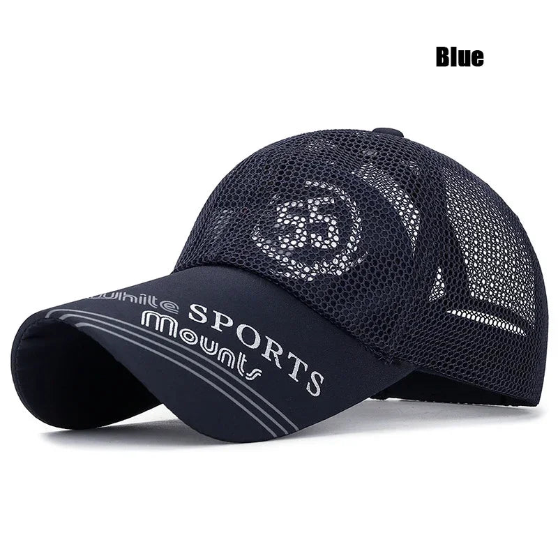 Fashion Accessories Print Pattern Breathable Brim Baseball Cap Unisex Outdoor