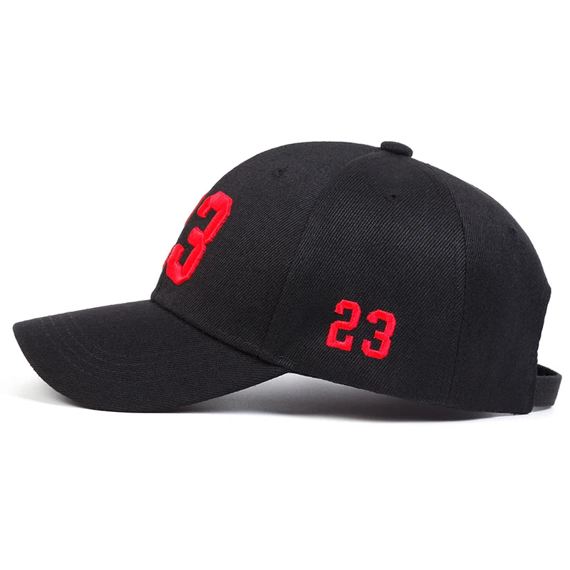 Unisex 23 Embroidery Baseball Caps Spring Autumn Outdoor