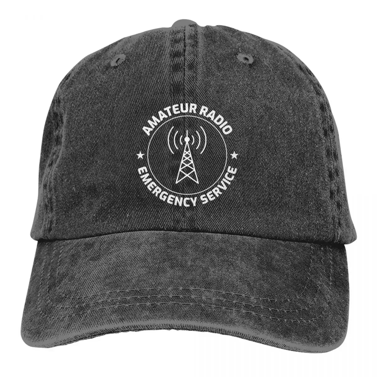 Amateur Ham Radio Grandpa Dad Operator Gift Baseball Cap