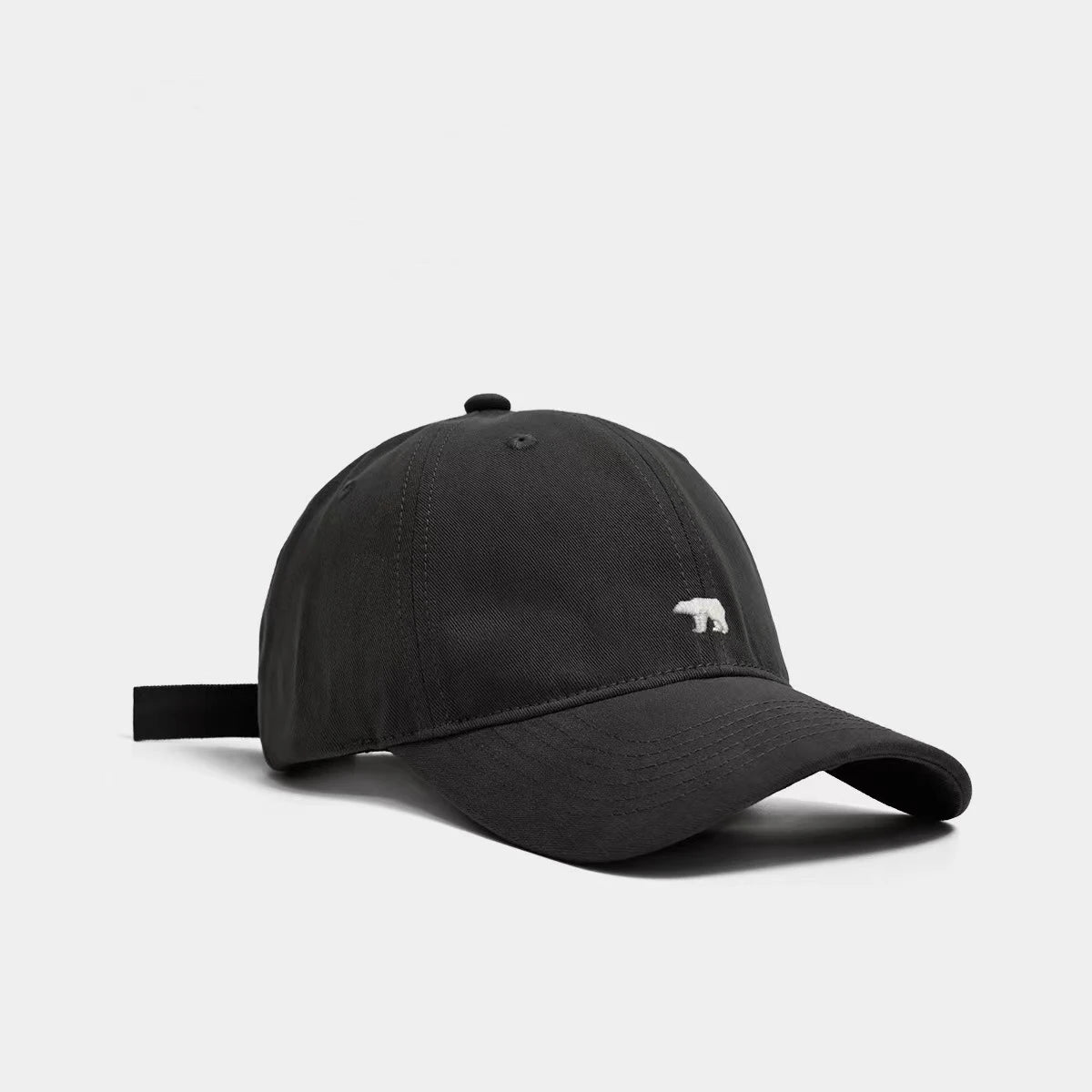 Summer Versatile Polar Bear Embroidered Baseball Cap for Both Men and Women