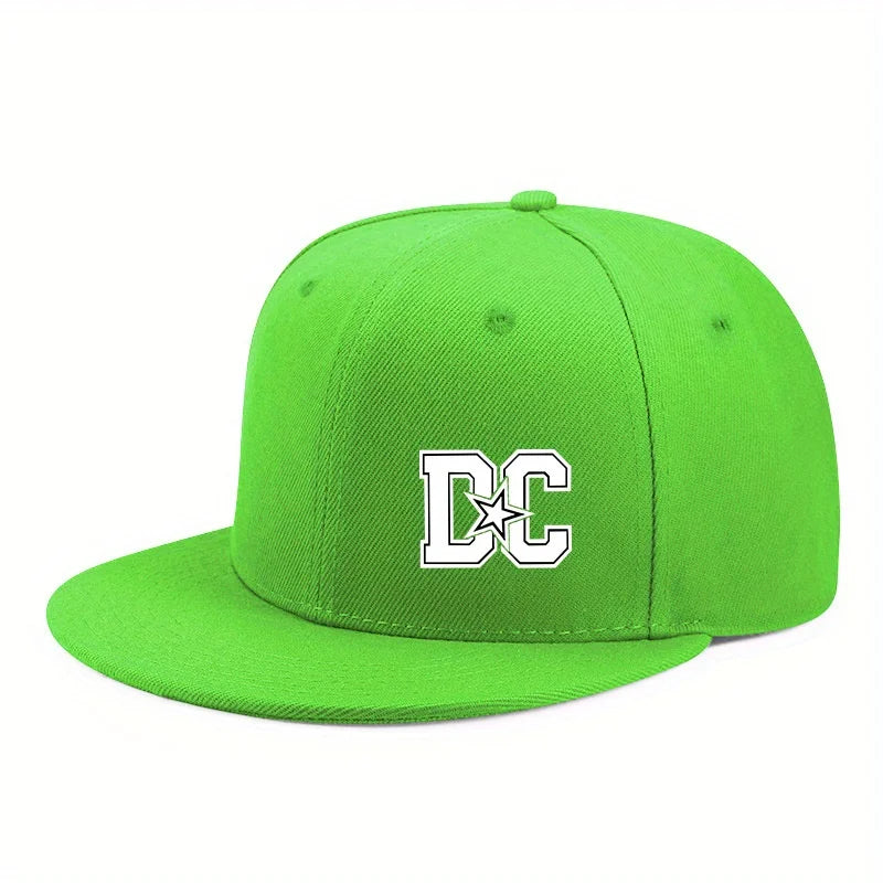 Unisex Letter Print Hip-hop Snapback Cap