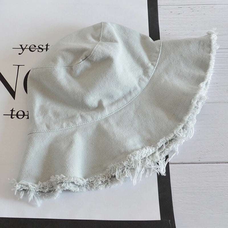 Fashion Women Cotton Bucket Hats Female Summer Autumn