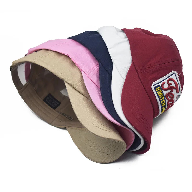 New Men Baseball Cap Letter Embroidery Summer Fashion Cotton Women