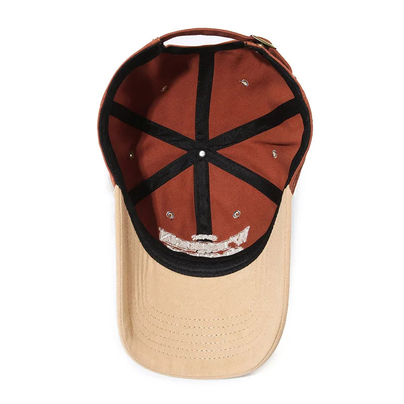 Color Matched Retro American Baseball Cap