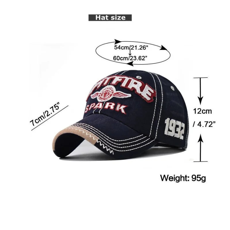 Men's Embroidered Baseball Caps