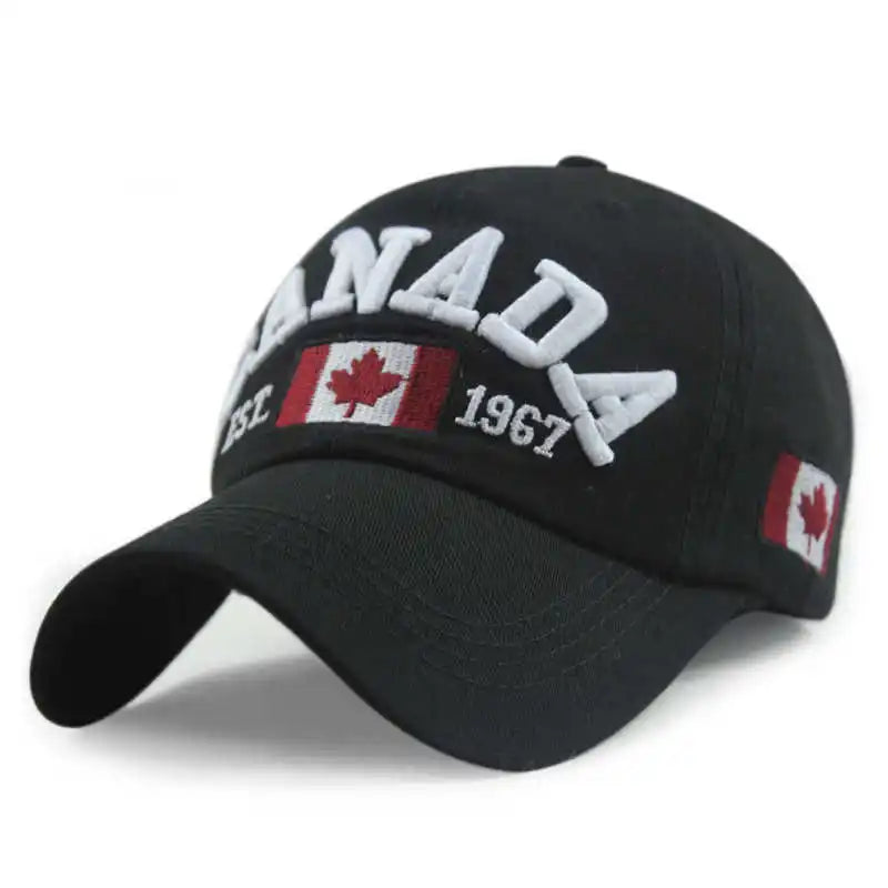 Fashion Cotton Canada Baseball Cap Flag of Canada Hat