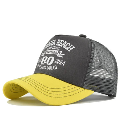 Spring Summer Printed Mesh Breathable Baseball Cap