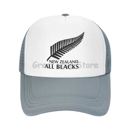 New Zealand All Blacks Baseball Caps Hip Hop Mesh Hat Outdoor Summer Travel Sun Hats Adjustable Snapback Cap
